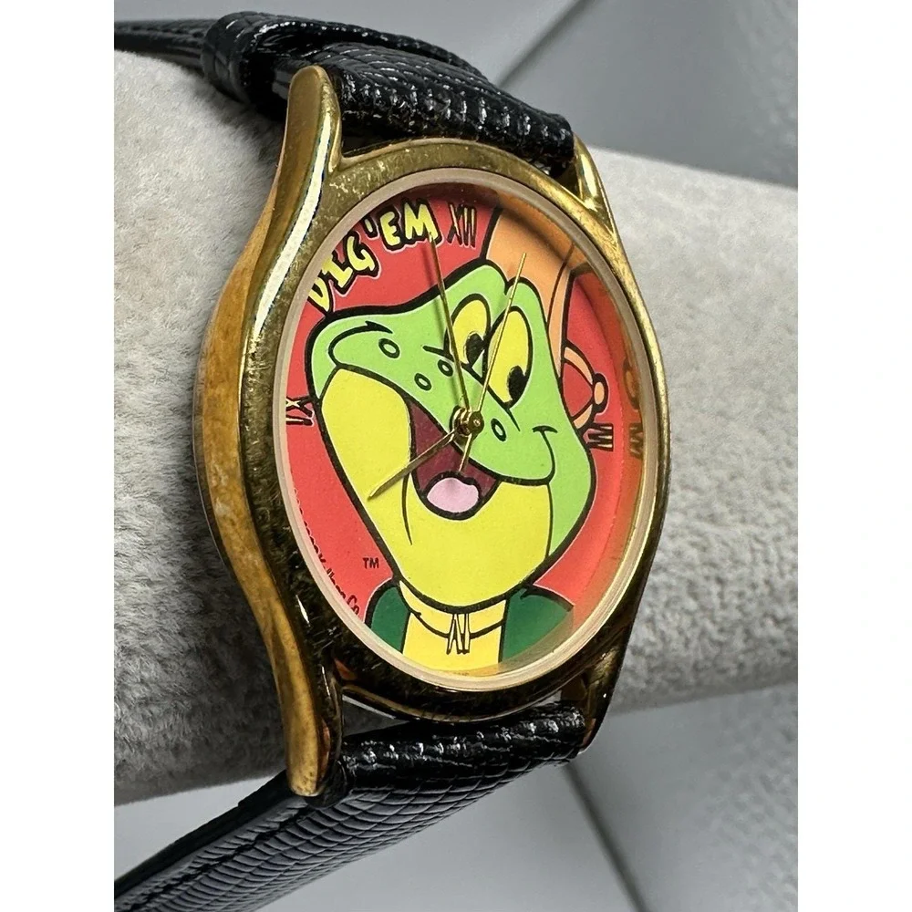 Kellogg's‎ Watch Dig'em Frog Watch 1996 New Battery 33MM 7.5